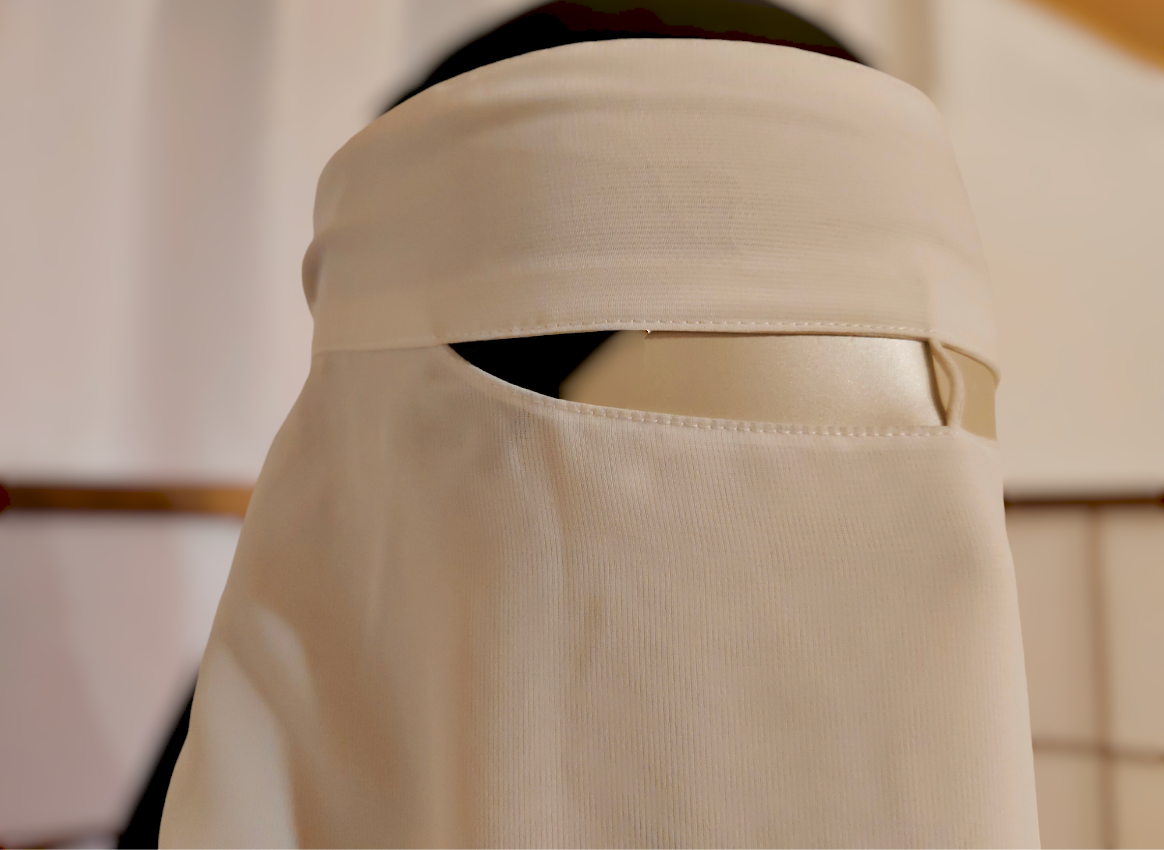 Niqab Saudah XL with bridge