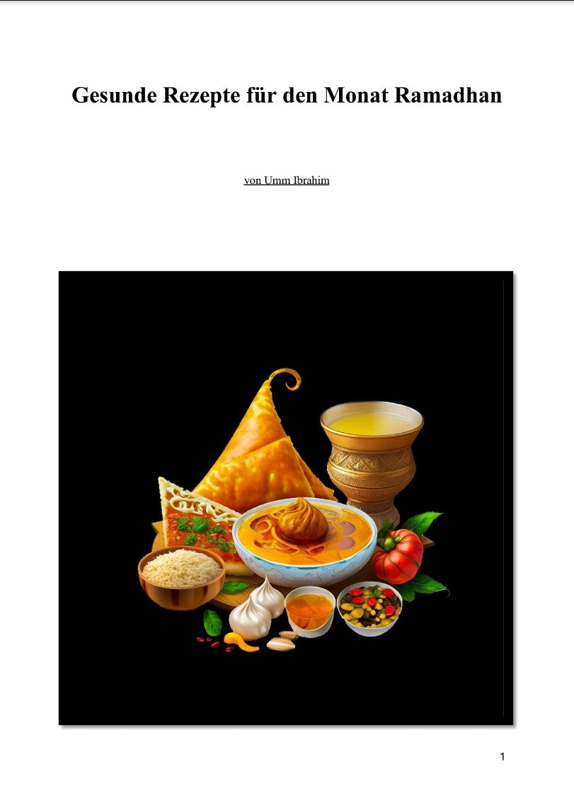 E-BOOK: Gesunde Rezepte für den Monat Ramadhan