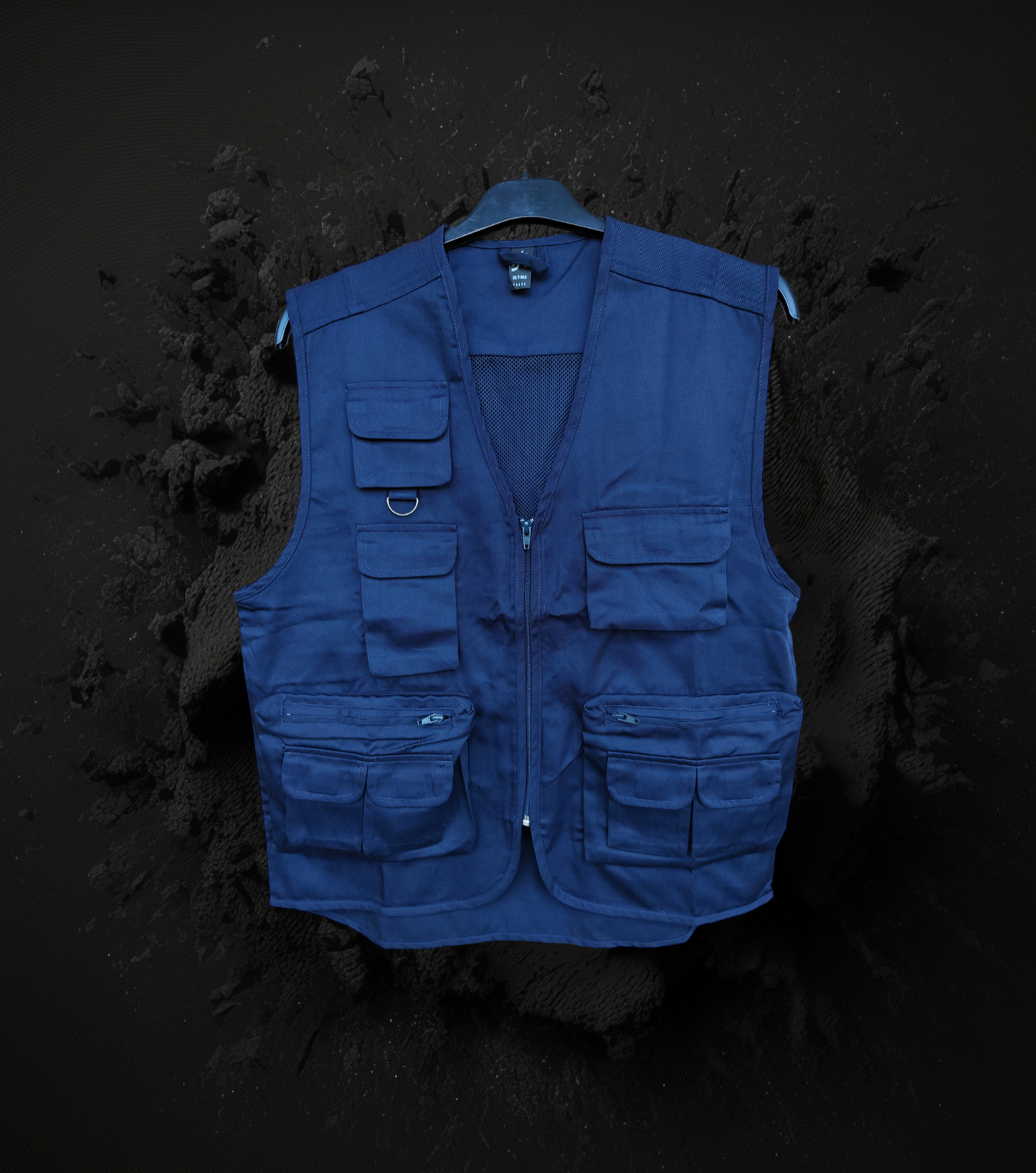 Vest Jacket unprinted Navy