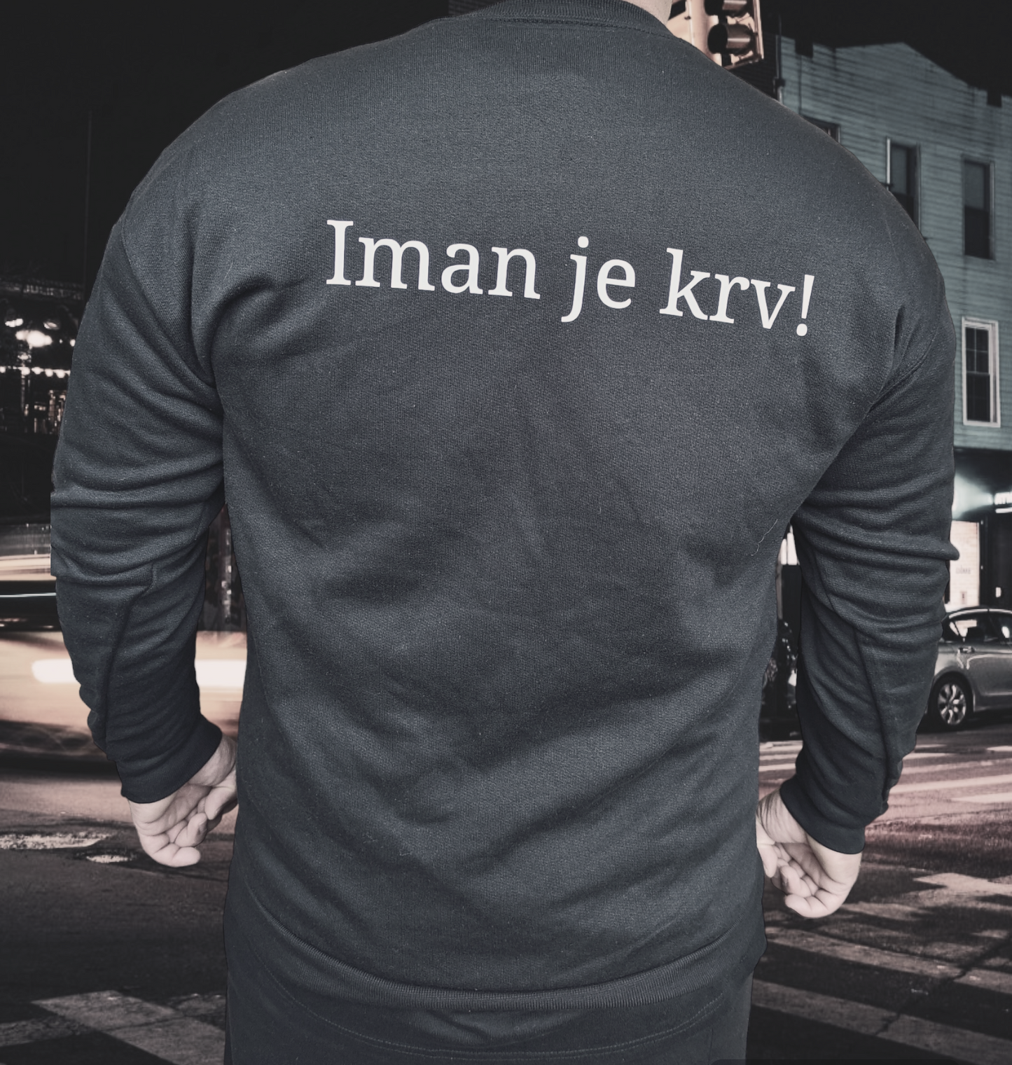 Men's Sweater Bosnian Print