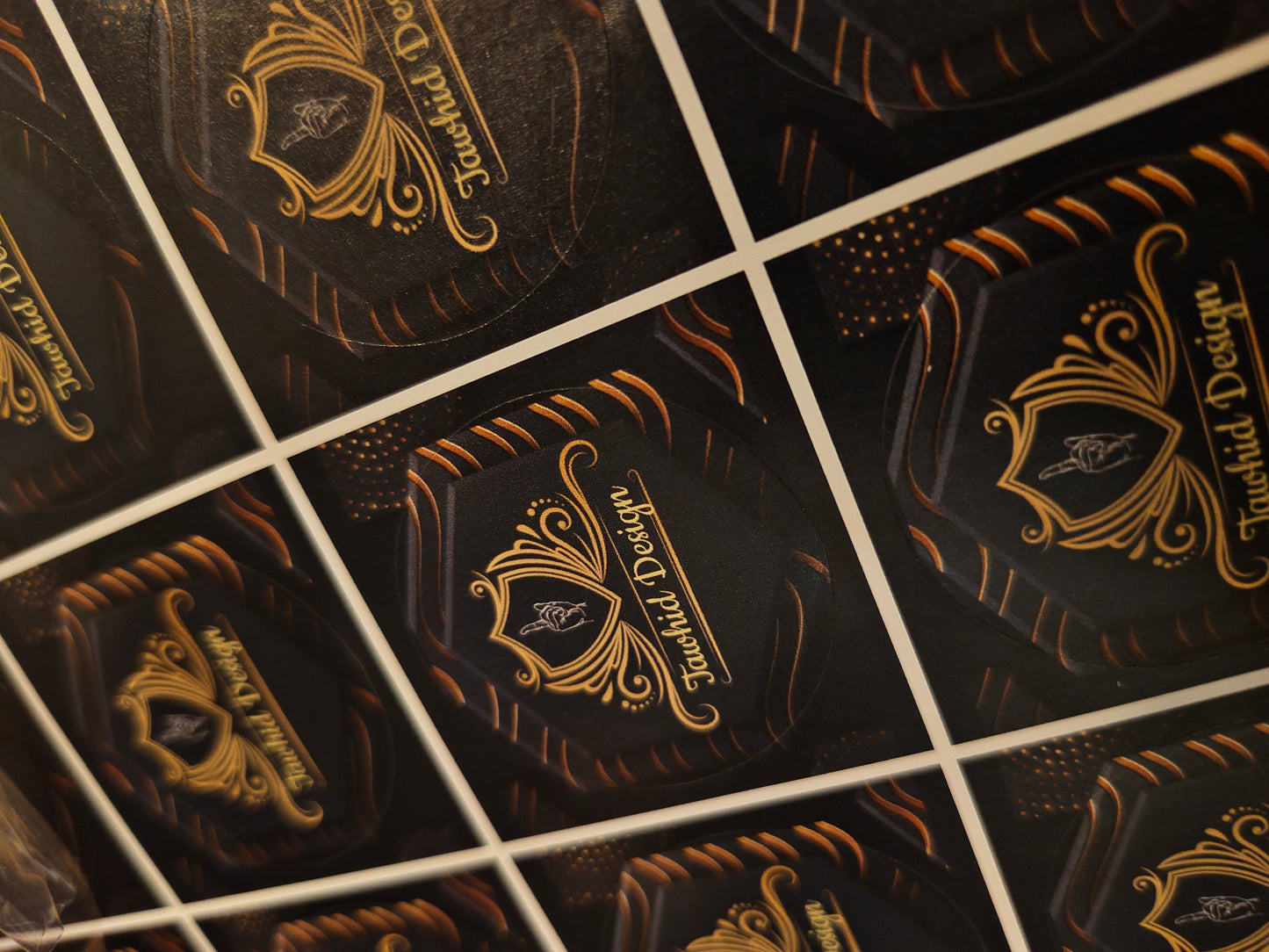 Sticker Tawhid Design Official™ logo round