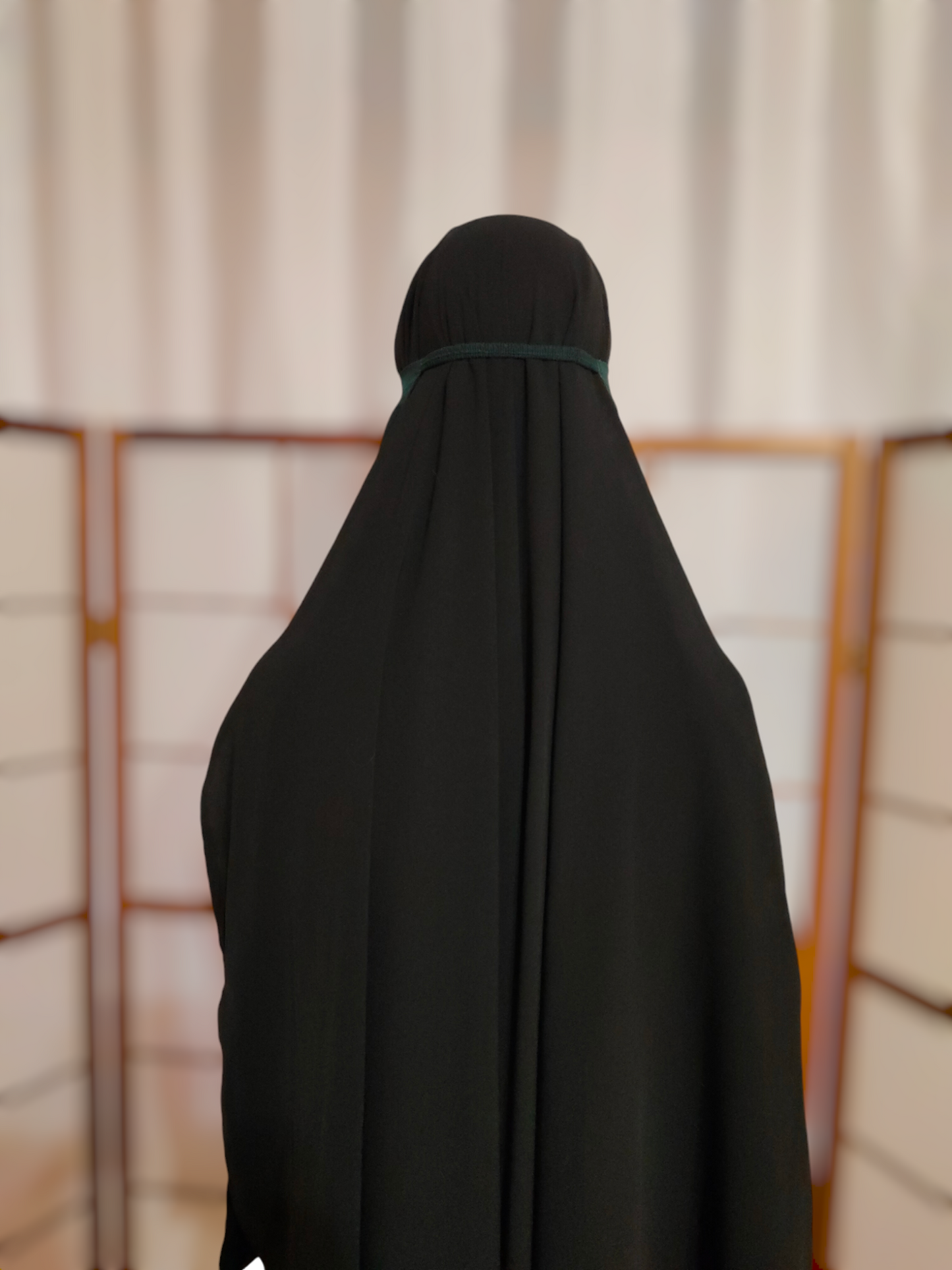 half niqab with elastic band