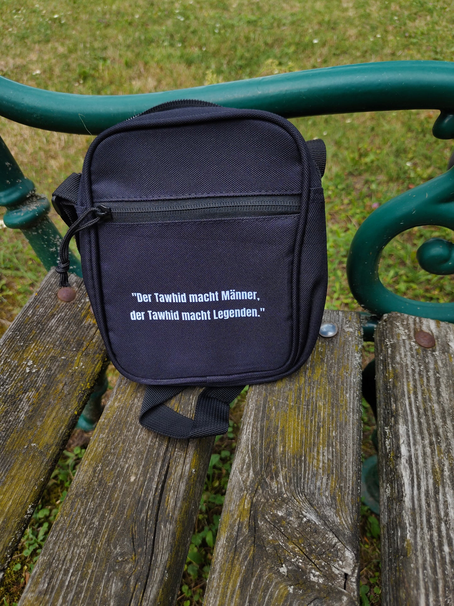 Men's shoulder bag "The Tawhid makes men, the Tawhid makes legends." PVC FREE