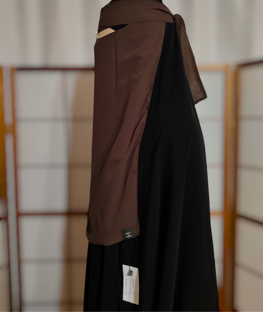 Niqab Saudah XL mit Steg