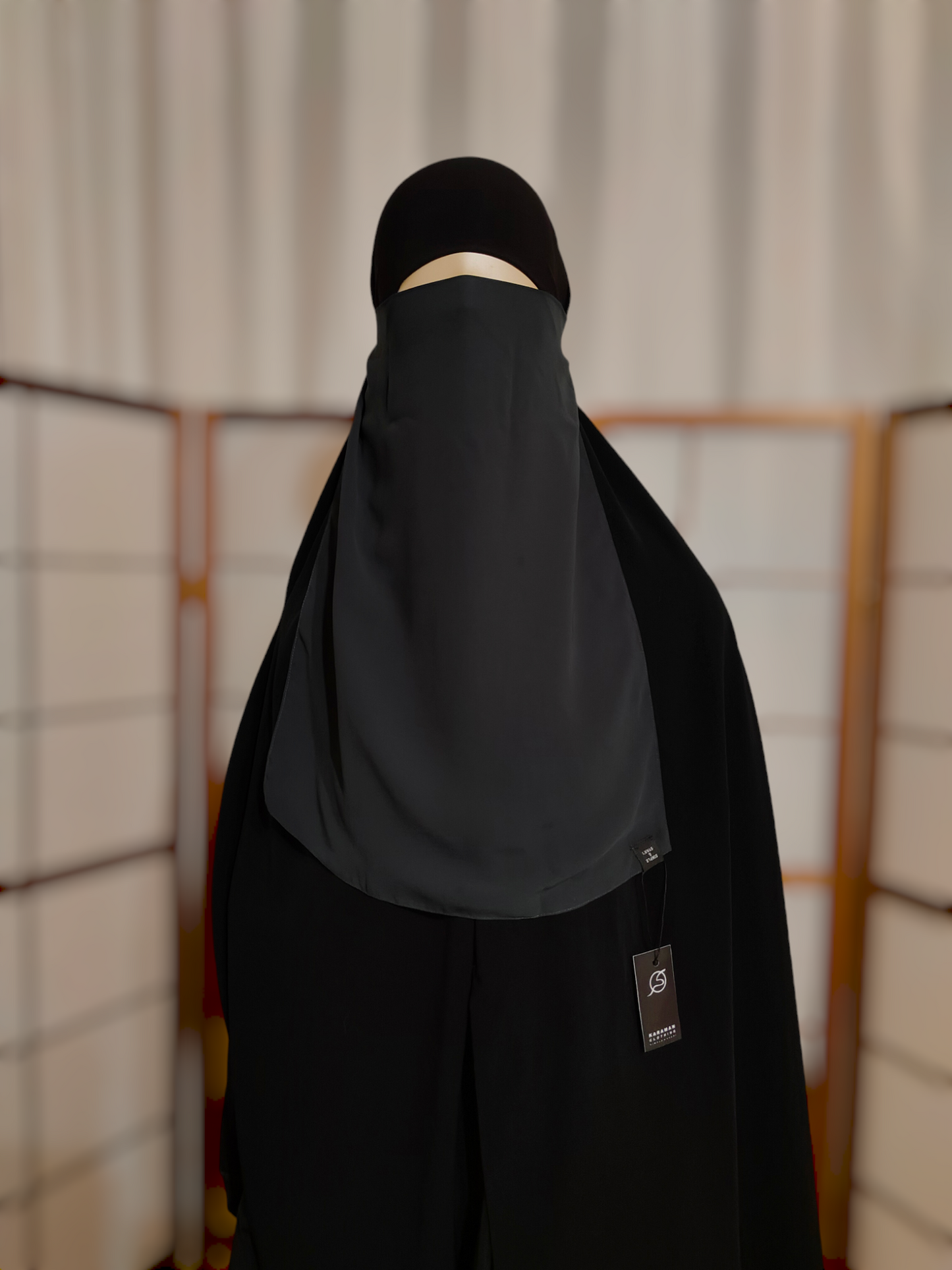 Halbniqab mit Gummiband